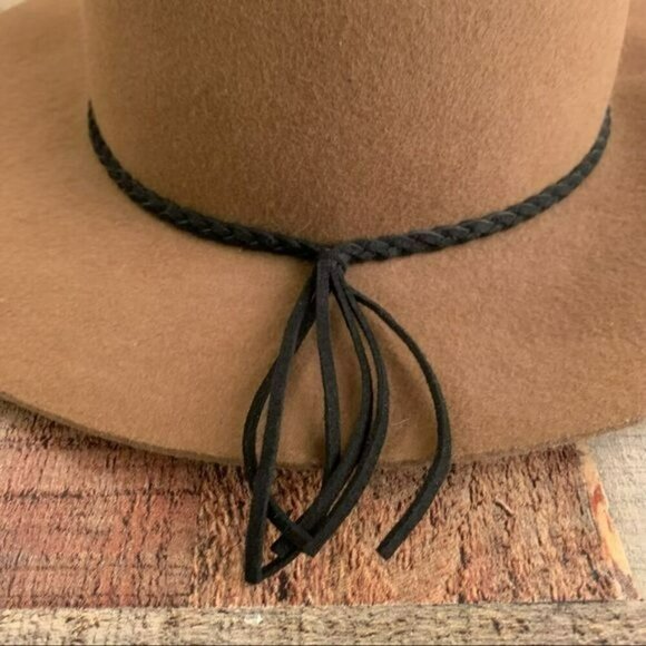 Olive and pique floppy wool hat in brown main image 6